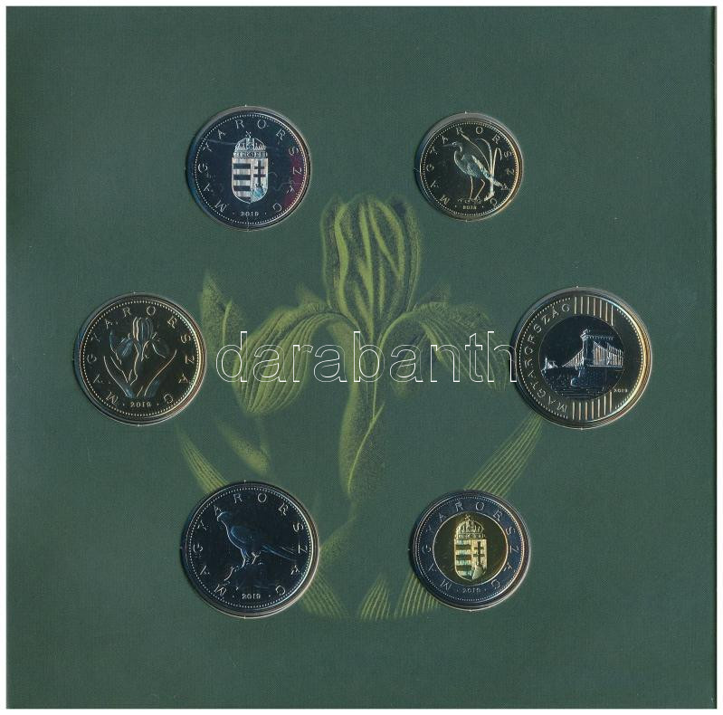 2019. 5Ft-200Ft (6xklf) 'Természeti értékek forgalmi pénzeinken - Magyar nőszirom' forgalmi sor szettben T:BU Adamo FO53 - Image 3