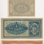 1920. 20f + 50f + 1K + 2K T:III az egyiken kis folt - Image 2