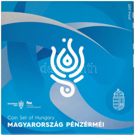 2017. 5-200Ft (6xklf) forgalmi sor szettben + 2017. 50Ft Cu-Ni '17. FINA Világbajnokság' T:PP Adamo FO51.2