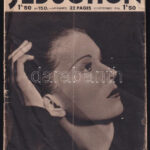1936 Séduction erotikus francia magazin, aktokkal, borító sérült, 32p