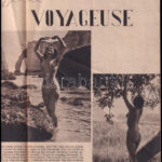 1936 Séduction erotikus francia magazin, aktokkal, borító sérült, 32p - Image 2