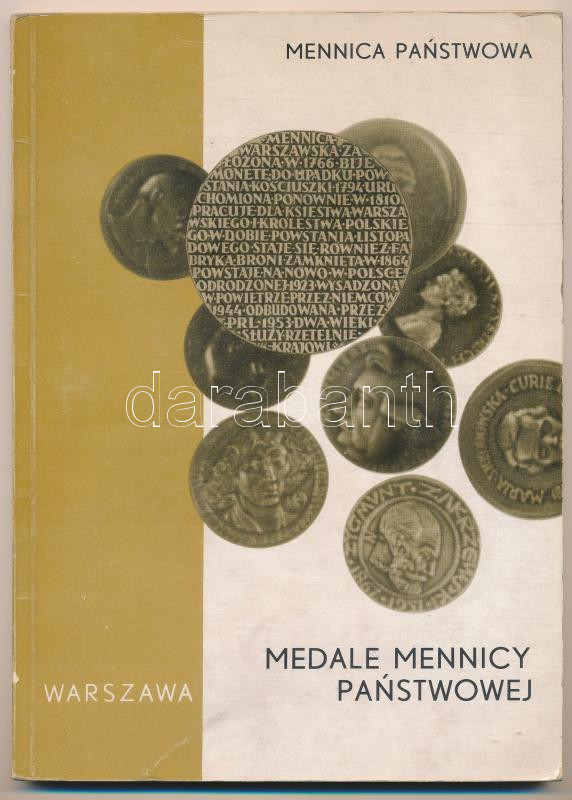 Mennica Panstwowa: Medale Mennicy Panstwowej (Az Állami Pénzverde érmei). Varsó, 1968. Használt, de jó állapotban.
