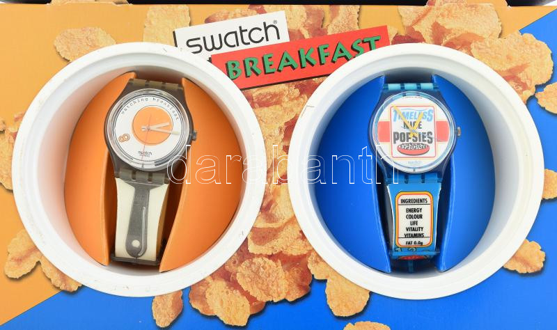 Schwatch box 2 db quartz óra, eredeti dobozában, jó állapotban, elemcserére szorulnak - Image 2