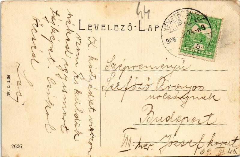 1908 Boksánbánya, Németbogsán, Deutsch-Bogsan, Bocsa Montana; Berzova vize. W.L. 1136. / Barzava river (EK) - Image 2