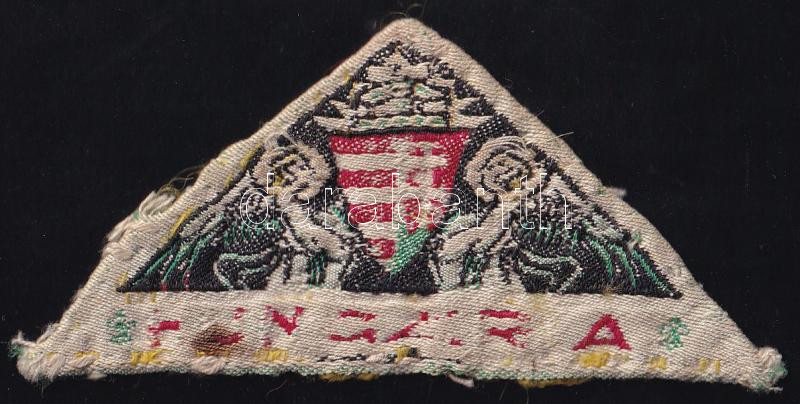 1933 Jamboree cserkész felvarró (Hungária cserkészcsapat), megviselt állapotban