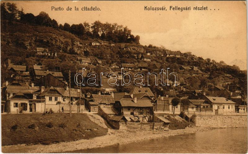 Kolozsvár, Cluj; Fellegvári részlet. Stief kiadása / Parto de la citadelo / Cetatuie