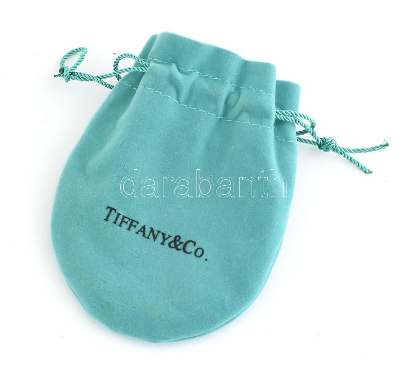 Tiffany & Co. jelzéssel, ezüstözött bizsu karperec, hozzá való szütyővel - Image 2