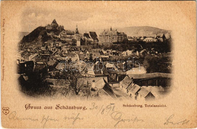 1898 (Vorläufer) Segesvár, Schässburg, Sighisoara; Fr. Teutsch