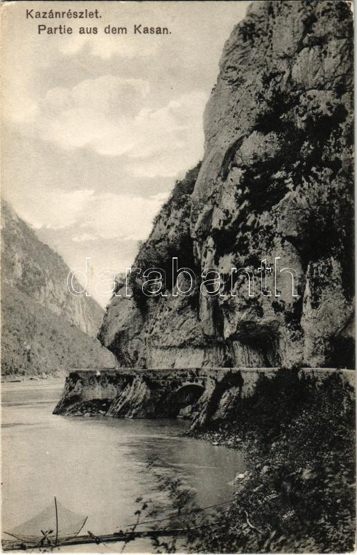 Orsova, Kazán részlet / Partie aus dem Kasan / gorge . Hutterer G. 58.