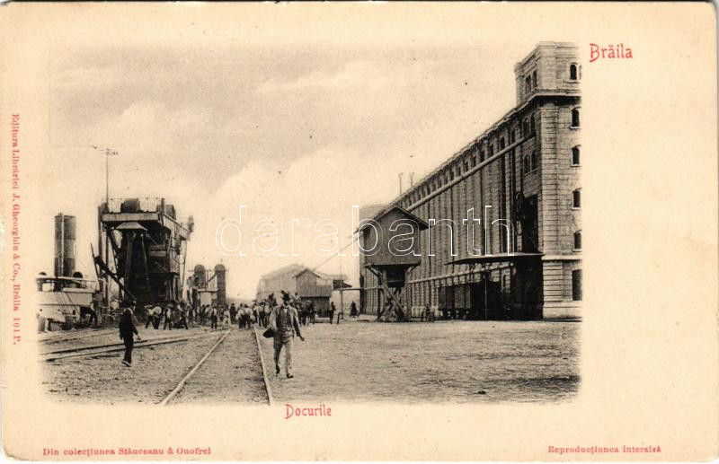 Braila, Docurile / docks, port (EK)