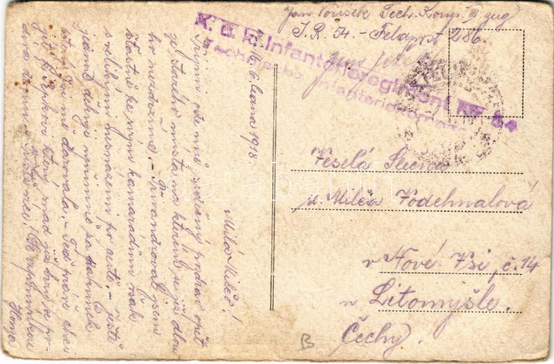 1918 Bauerntypen, Rumäninnen / Romanian folklore (EB) - Image 2