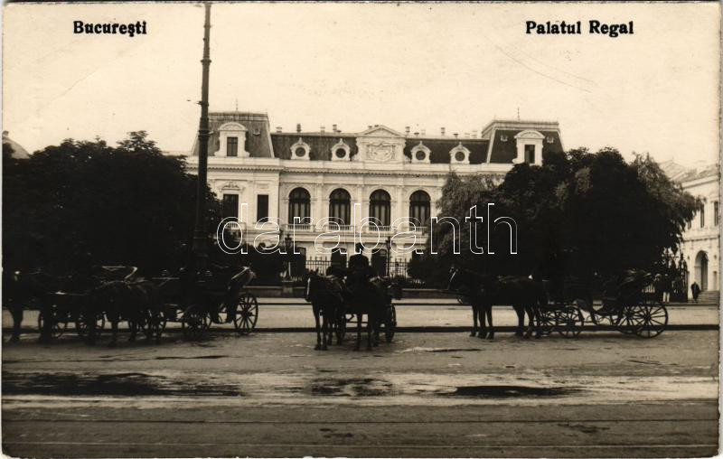 1927 Bucharest, Bukarest, Bucuresti, Bucuresci; Palatul Regal / royal palace (EB)