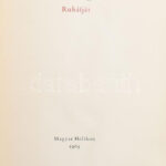 Omár Chájjám: Rubáíját. Bp., 1965, Magyar Helikon. Szász Endre 102 rézkarcával. Hozzá való könyvjelzővel. Kiadói kartonált papírkötés.