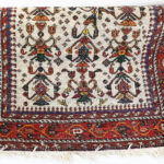 Kézzel csomózott keleti szőnyeg. Gördes. Irán, Qashqai. Modern. Szép állapotban. 188x103 cm