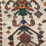 Kézzel csomózott keleti szőnyeg. Gördes. Irán, Qashqai. Modern. Szép állapotban. 188x103 cm - Image 2