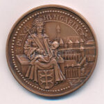 Renner Kálmán (1927-1994) DN 'Mátyás király' kétoldalas bronz emlékérem (42,5mm) T:1 - Image 2