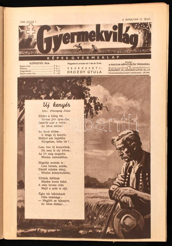 1943-1944 A Gyermekvilág című folyóirat 29 db száma - Image 2