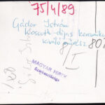 Gádor István keramikus, kiváló művész sajtófotó 1975 10x9 cm - Image 2