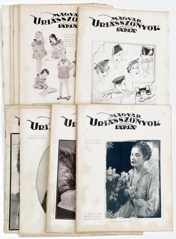1935-1936 A Magyar Úriasszonyok Lapja 11 db száma