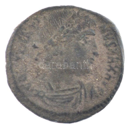 Római Birodalom / Cyzicus / I. Constantius 326-328. AE Follis (2,48g) T:2,2- Roman Empire / Cyzicus / Constantius I 326-328. AE Follis 'CONSTANTI-NVS MAX AVG / GLOR-IA EXERC-ITVS - star SMKA' (2,48g) C:XF,VF RIC VII 110