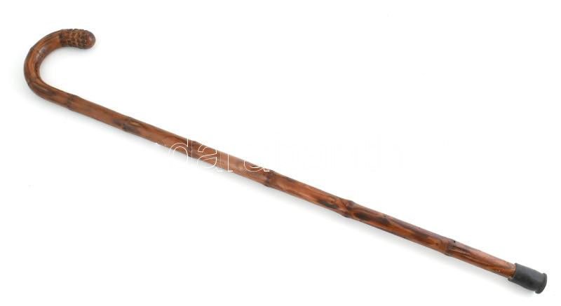 Antik sétabot, szép állapotban, h: 89 cm