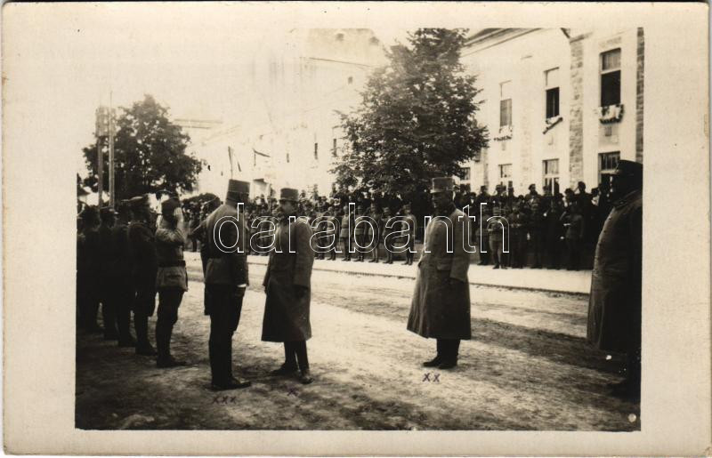 IV. Károly látogatása / Charles I of Austria. photo