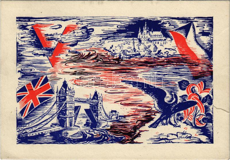 1918-1943 25th Anniversary of Czechoslovak Independence Day (tear)