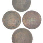1800. 3kr Cu 'I. Ferenc' (3db) + 1800S(?) 6kr Cu 'I. Ferenc' T:F,VG - Image 2
