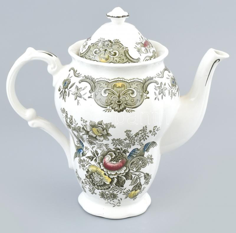 Ridgway of Staffordshire England Est. 1792 jelzésű teáskanna, Windsor mintával. 1970 körül. Hibátlan. m: 22 cm