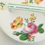 Bécs 1839 ragu tál, kézzel festett porcelán, kopott, m: 13 cm, d: 26 cm - Image 2