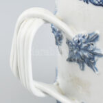 Antik Kínai porcelán korsó, jelzés nélkül, kopott, 1880-90 körül, m: 13,5 cm - Image 4