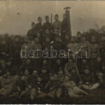 Lugos, Lugoj; osztrák-magyar katonák csoportja / Austro-Hungarian K.u.K. military, group of soldiers. photo (EK)