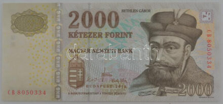 2010. 2000Ft 'CB 8050334' T:I