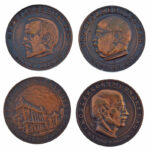 Kákonyi István (1917-1993) 1982. 'Budapesti Műszaki Egyetem' 4xklf kétoldalas bronz emlékérem (40mm) T:1