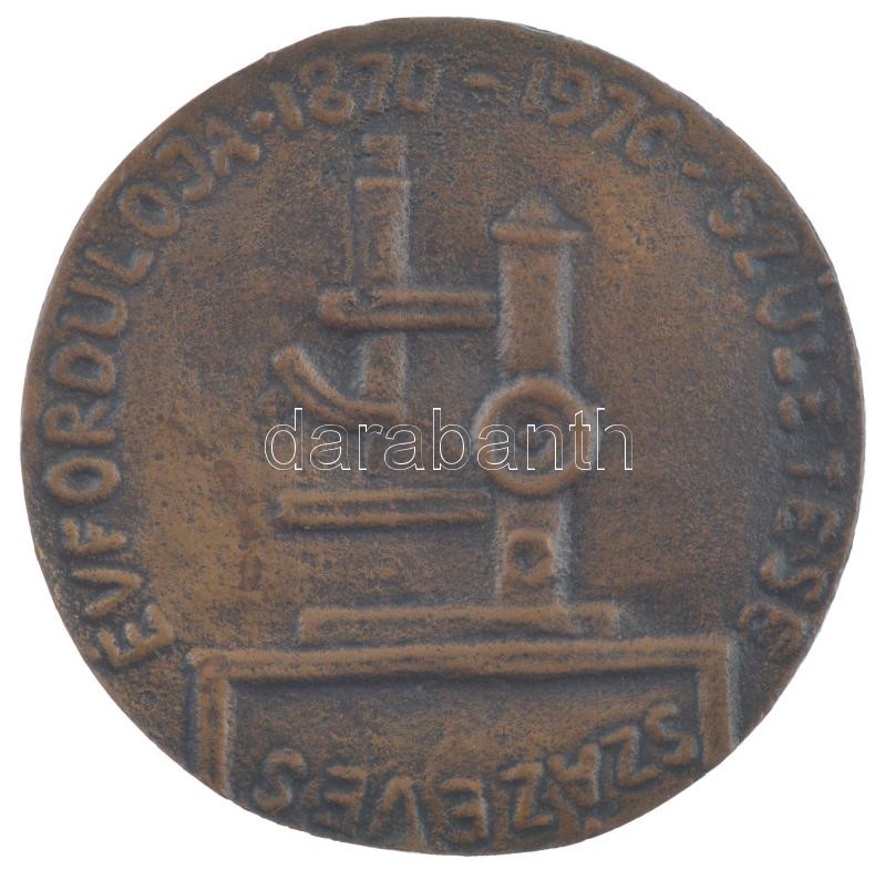 Dr. Sós András (1943-) 1970. 'Dr. Krompecher Ödön / Születése százéves évfordulója' kétoldalas bronz emlékérem (48mm) T:1- - Image 2