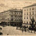 1904 Fiume, Rijeka; Grand Hotel Europe and Lloyd, restaurant