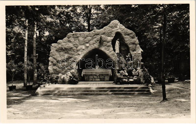 1944 Budapest II. Hűvösvölgy, Magyar Szentföld, Lourdes-i barlang
