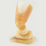 Ónix egyiptomi figura, orra sérült, m: 18 cm