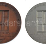 Lapis András (1942-) 1988. 'MÉE Kiskőrösi Csoportja / Petőfi útja sorozat III. - Útkeresés' bronz emlékérem (42,5mm) + Ag emlékérem (35,68g/835/42,5mm) T:1,1- (PP) ujjlenyomat - Image 2
