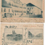 1899 (Vorläufer) Diakovár, Djakovo, Dakovo; 2 hosszú címzéses képeslap / 2 pre-1900 postcards