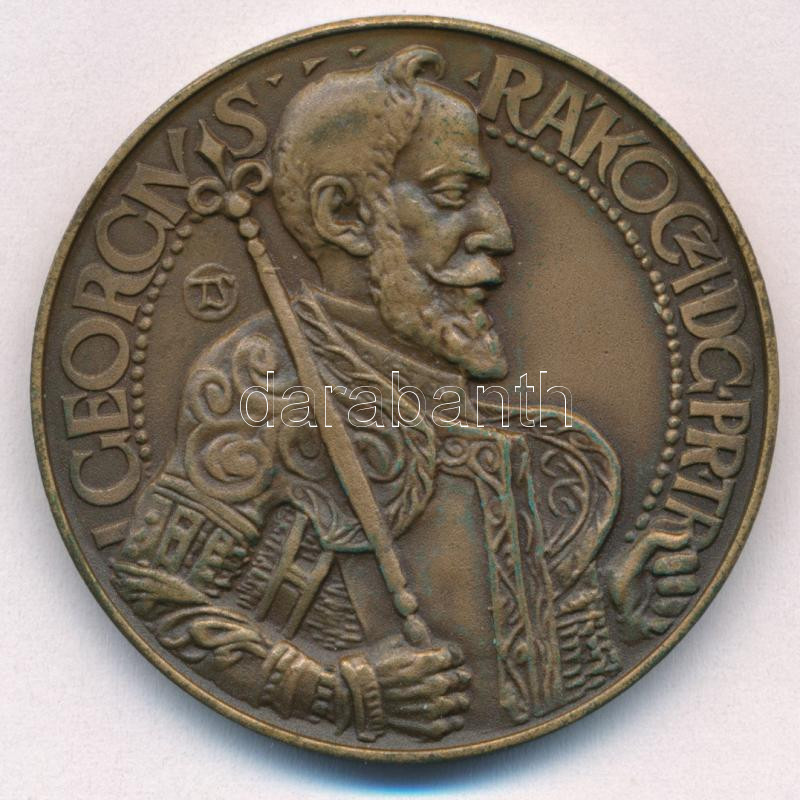 Tóth Sándor (1933-) 1987. 'MÉE Hajdú-Bihar Megyei szervezete / Rákóczi György' bronz emlékérem (42,5mm) T:1,1- Adamo DE10 - Image 2