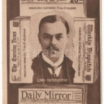Lord Rothermere arcképe a Daily Mirrorban. Tolnai Világlapja kiadása / Hungarian irredenta (EK)