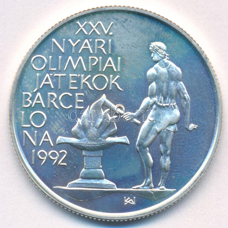 1989. 500Ft Ag 'Nyári olimpia - Barcelona' T:BU ujjlenyomat Adamo EM11