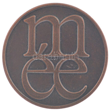 DN 'Magyar Éremgyűjtők Egyesülete' bronz gomblyukjelvény (22mm) T:1-