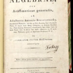 [Bresztyenszky Adalbert Antal (176-1851)]: Adalberto Antonio Bresztyenszky: Elementa Algebrae, seu Arthimeticae generalis, ab - - -, ... Editio altera priore auctior, et emendatior. Jaurini [Győr], 1829.,Typis Leopoldi Streibig, XVI+414 p. Latin