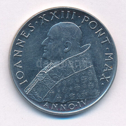 Vatikán DN 'XXIII. János' kétoldalas fém emlékérem (28mm) T:1- Vatican ND 'XXIII Pope John' two-sided metal commemorative medallion (28mm) C:AU