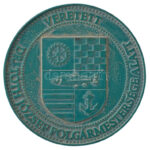2003(?) 'Angyalföldi Tallér - 65 / Veretett Dr. Tóth József polgármestersége alatt' műanyag mesterdarab (78mm) T:1-,2