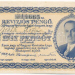 Budapest 1930. 'Revíziós Pengő' arcképes változat, kitöltött, bélyegzés nélkül T:III folt Adamo BUP-37.1.3