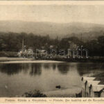 1918 Pöstyén, Piestany; Kilátás a Kárpátokra / The Carpathian Mountains (EK)