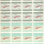 1991-1994. 5 darabos magyar részvény tétel: 'Veszprémtej', 'Ereco', 'Béfa', 'Sztáv RT', 'Danubius Hotels', közte vízjeles papír, szárazpecsét, 'MINTA' pecsét, szelvények T:I-,II - Image 2